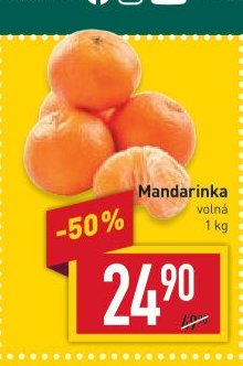 Mandarinka volná