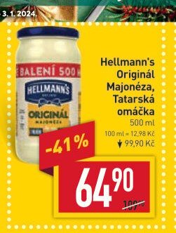 Hellmann's Originál Majonéza, Tatarská omáčka