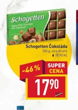 Schogetten Čokoláda