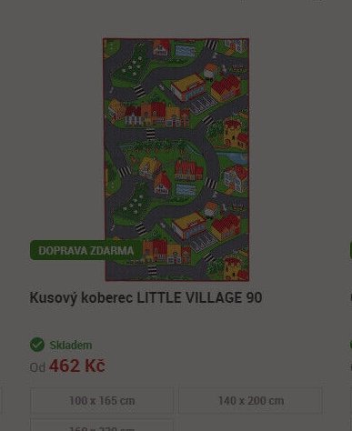 Kusový koberec LITTLE VILLAGE 90 - Breno koberce akcniletaky.com