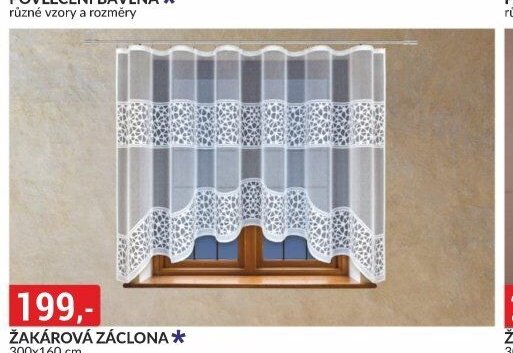 ŽAKÁROVÁ ZÁCLONA 300x160 cm