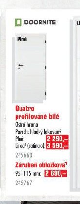Quatro profilované bílé dveře - UNI HOBBY akcniletaky.com