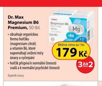 Dr. Max Magnesium B6 Premium, 50 tbl.