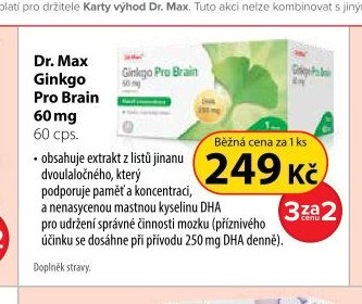Dr. Max Ginkgo Pro Brain 60 mg 60 cps.