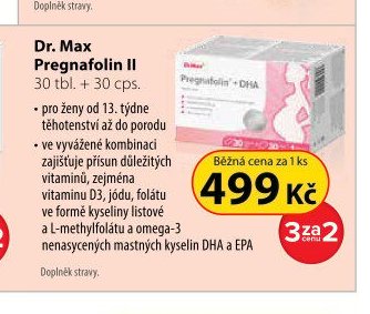Dr. Max Pregnafolin II 30 tbl. + 30 cps.