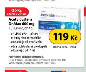 Acetylcystein Dr.Max