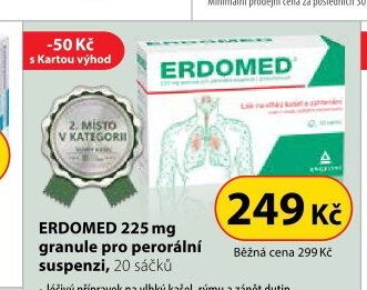 ERDOMED 225 mg granule