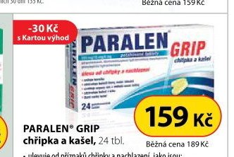 PARALEN GRIP chřipka a kašel