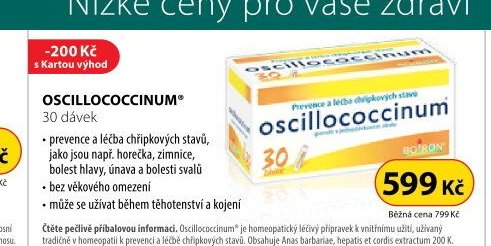Oscillococcinum 30 dávek