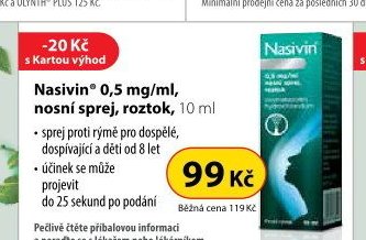 Nasivin 0,5 mg/ml