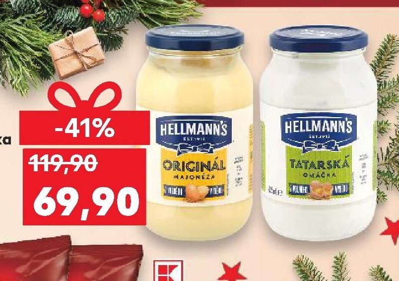 HELLMANN'S Majonéza/Tatarská omáčka
