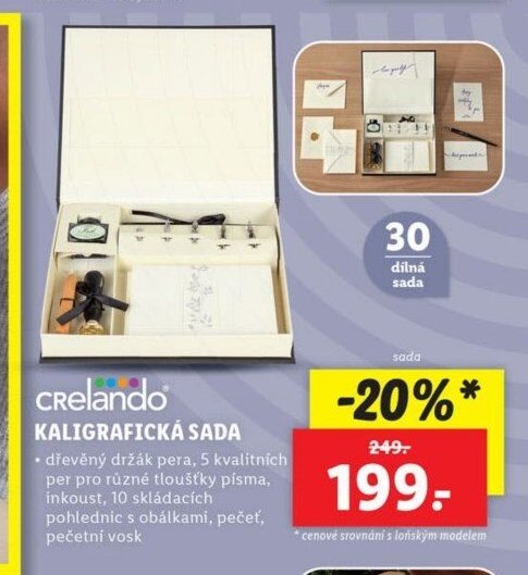 Crelando kaligrafická sada