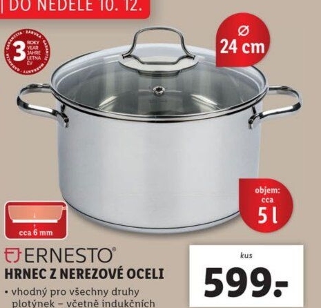 Nerezový hrnec Ernesto