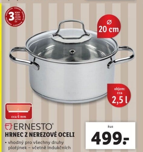 Nerezový hrnec Ernesto