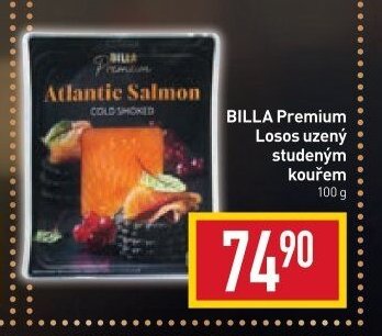 BILLA Premium Losos uzený studeným kouřem