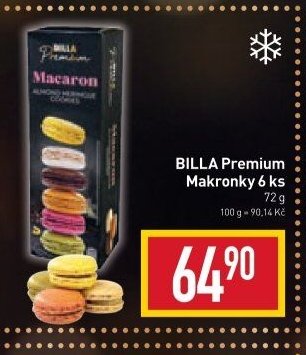 BILLA Premium Makronky 6 ks