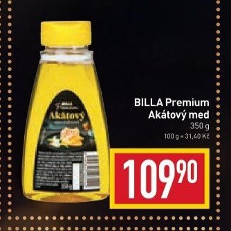 BILLA Premium Akátový med