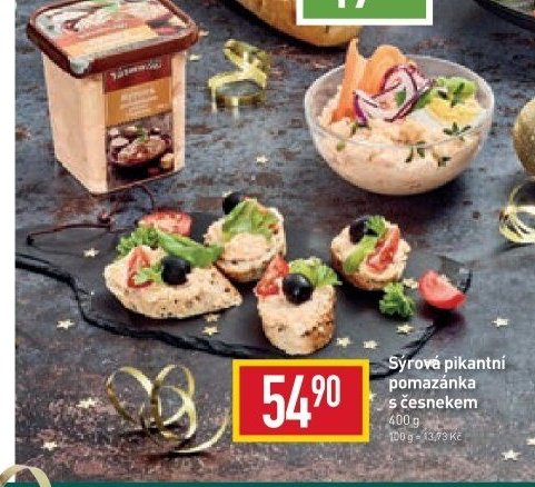 Syrová pikantní pomazánka s česnekem