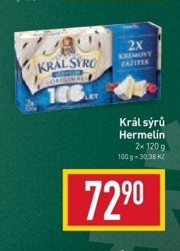 Král sýrů Hermelín