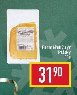 Farmářský sýr Plátky