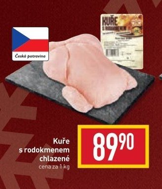 Kuře s rodokmenem chlazené