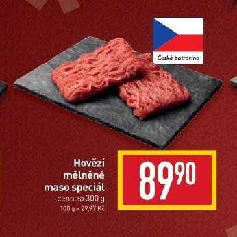 Hovězí mělněné maso speciál