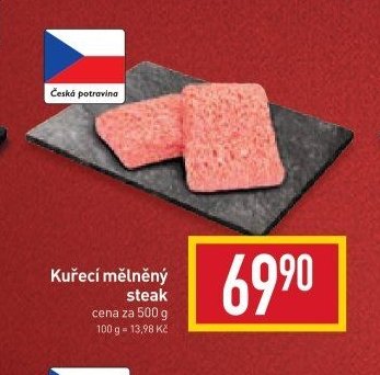 Kuřecí mělněný steak