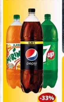 Pepsi, Pepsi Max, Mirinda, 7 Up 2,25 l