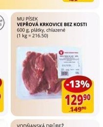 Mu Písek vepřová krkovice bez kosti 600 g