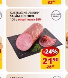 KOSTELECKÉ UZENINY SALÁM RIO EBRO