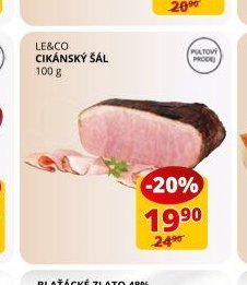 LE&CO CIKÁNSKÝ ŠAL