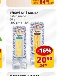 SÝROVÉ NITĚ KOLIBA