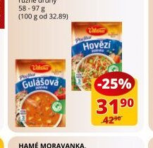 Vitana poctivá polévka různé druhy 58-97 g
