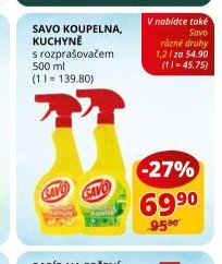 Savo koupelna, kuchyně