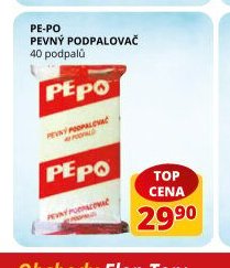 Pe-Po pevný podpalovač