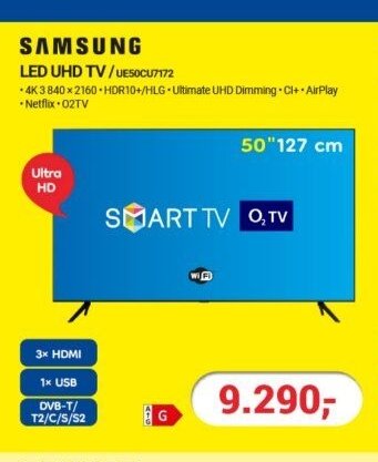 SAMSUNG LED UHD TV UE50CU7172