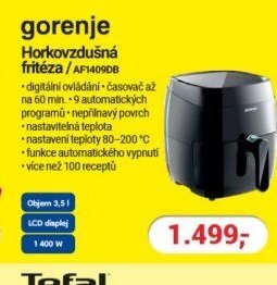 gorenje Horkovzdušná fritéza AF1409DB