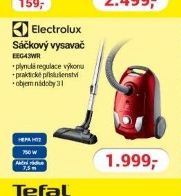 Electrolux Sáčkový vysavač EEG43WR