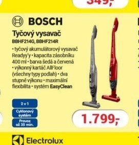 BOSCH Tyčový vysavač BBHF214G, BBHF214R