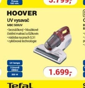HOOVER UV vysavač MBC 500UV