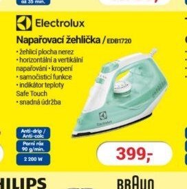 Electrolux Napařovací žehlička EDB1720