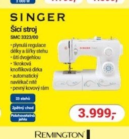 SINGER Šicí stroj SMC 3323/00