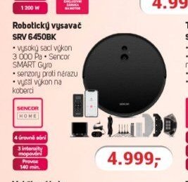 Robotický vysavač SRV 6450BK