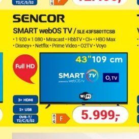 SENCOR SLE 43FS801TCSB