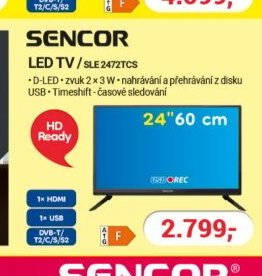 SENCOR SLE 2472TCS