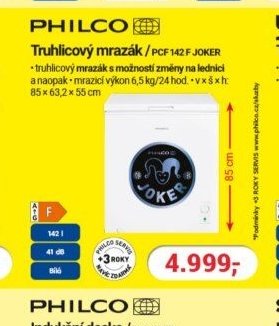 Philco Truhlicový mrazák PCF 142 F JOKER