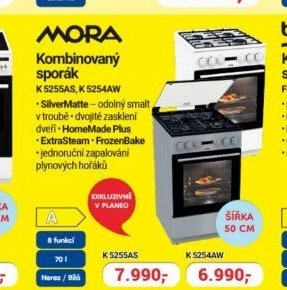 Mora Kombinovaný sporák K 5255AS