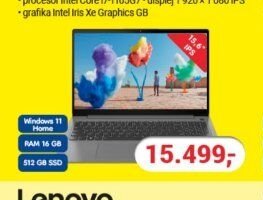 Lenovo Notebook IP3 15,6 i7-1165G7