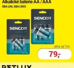Sencor Alkalické baterie AA / AAA