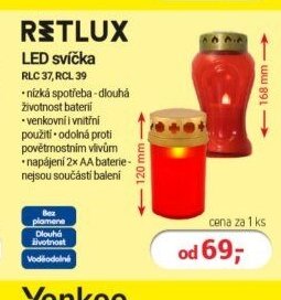 Retlux LED svíčka RLC 37, RLC 39